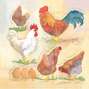 Poultry Greetings Card-0