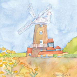 Cley Windmill Print-0