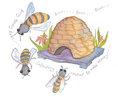 Bees Limited Edition Print-0