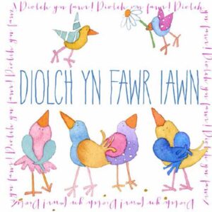 Welsh Thank you - (Diolch Yn Fawr Iawn) - Greetings Card-0
