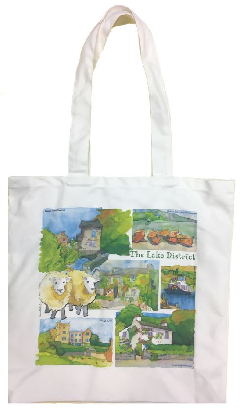 The Lake District Canvas bag-0