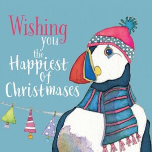 Puffin Merry Xmas 6 card pack-0
