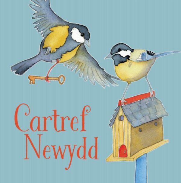 Welsh New Home Birdies - (Cartref Newydd) Greetings Card-0