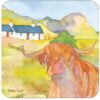 Highland Cow Packed Coasters (4pack)-5864