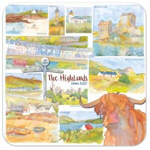 The Highlands Packed Coasters (4pack)-0