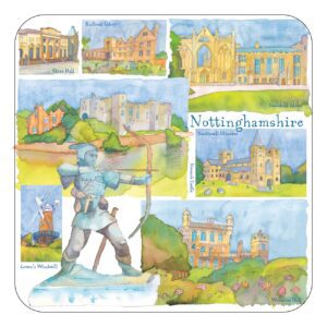 Nottinghamshire Packed Coasters (4pack)-0