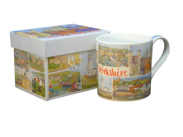 Yorkshire Bone China Mug with Gift Box-0
