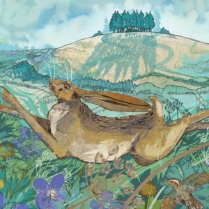 May Hill Hare Greetings Card-0