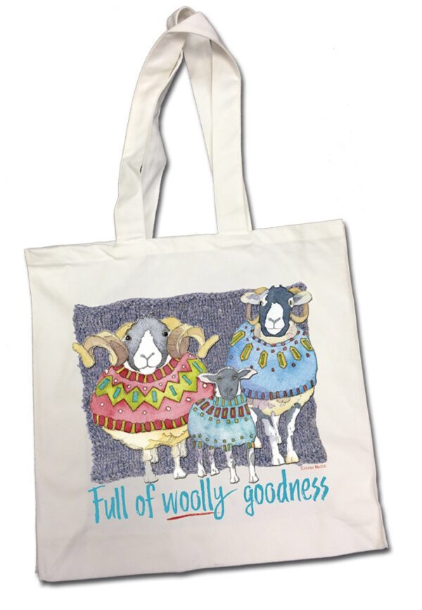 Full of Woolly Goodness Cotton Canvas Bag-0